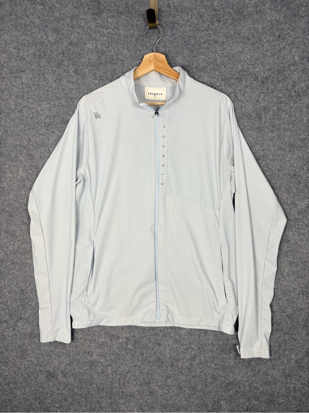 YoungLA Performance Full Zip Athletic Jacket Large